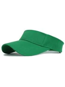 Summer Sun Hats Men Women Cotton Adjustable Visor UV Protection Top Empty Solid Sport Tennis Golf Running Sunscreen Baseball Cap