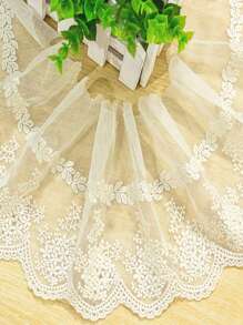 1yard Embroidery Lace Lace Flower Leaf Mesh Clothing Lace Accessories Mesh 13.5cm Fabric