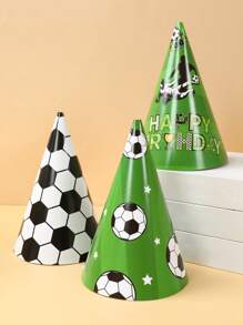 6 pezzi Cappellini di carta a tema calcio per festa di compleanno, cappellini fai-da-te mini per festa, decorazioni per festa di compleanno a tema calcio, decorazioni doccia bebè, cappellini per festa, decorazioni per festa di compleanno, regali per festa di compleanno, bomboniere per festa, cappellini da festa, artigianato per il tempo libero