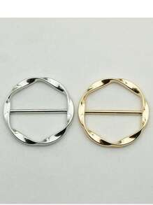 2 件装多功能领带结装饰围巾、T 恤、衬衫、外套、腰带、蝴蝶结夹