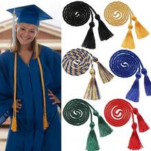 1pc Graduation Honor Cords Tassels Cord Polyester Yarn Honor Cord For Bachelor Gown For Graduation Students - Multicolor - View 1