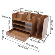 File Racks - Cherry wood colour - View 3