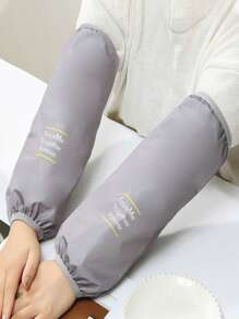 2 paar verlengde en oversized waterdichte anti-olie mouwhoezen, geschikt voor mannen en vrouwen, thuis, keuken, kantoor, werk, herfst/winter
