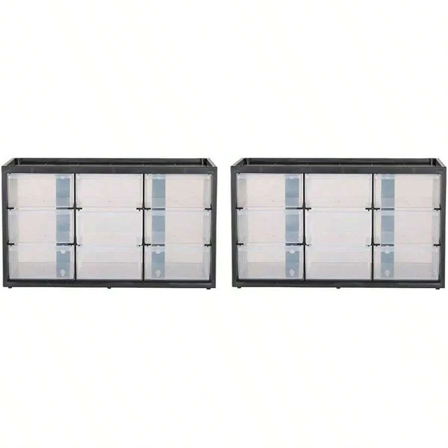 CRAFTSMAN Storage Organizer Bin System 9 Compartment Plastic CMST40709 (Pack Of 2) - 白色1 - 查看 1