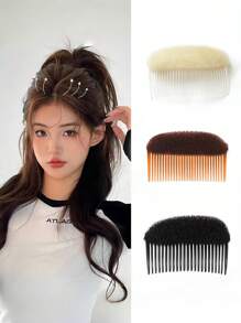 1pc/2pcs/3pcs Curling Hair Inserts, Hair Bun Accessories For Women, Hair Accessories To Increase Volume, Invisible Hair Pads, Heat Resistant Wire