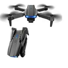Black E99 High Definition Dual Camera Aerial Drone: The Ideal Outdoor Photography Companion To Capture The Good Life. It Folds Easily. (Includes A Storage Bag, Spare Blade, USB Cable And Screwdriver.) This Quadcopter Toy Is Suitable For Both Indoor And Outdoor Play, Making It An Excellent Choice For Birthday Gifts, As Well As Christmas Or Halloween Gifts.