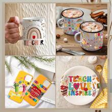 12pcs Inspirational Quotes Designs UV DTF Sticker For DIY Crafts - Perfect For Notebooks, Tumblers, Walls, Wallets, Phone Cases & More, Waterproof PVC Self-Adhesive Decals - Multicolor - View 10