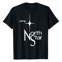 Funny Camp North Star Summer Camp Comedy Gift Lover Tee T-Shirt Plus Size Women's T-Shirts, Cool Funny T-Shirts, Casual And Comfortable Outdoors T-Shirts,Sports Tee - Black - View 1