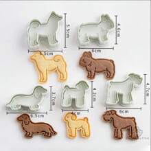 Fruit Jam Sandwich Cookie Cutter Mold Valentine's Day Love Flower Dog Puppy Biscuit Stamp Embossers Pressed Baking Kitchen Accessories - Army Green - View 14