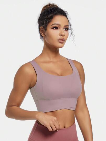 Yoga Tank Tops Breathable Sports BH Shockproof Gathered Function Giving You Beautiful Back Shape Workout Gym Top view 7