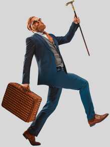 1 件双色 T 形白羊座和鹰星座金箔图案可拆卸优雅金属绅士手杖，适合日常、节日礼物、万圣节角色扮演和舞台表演返校万圣节配饰 - 彩色 - 查看 10