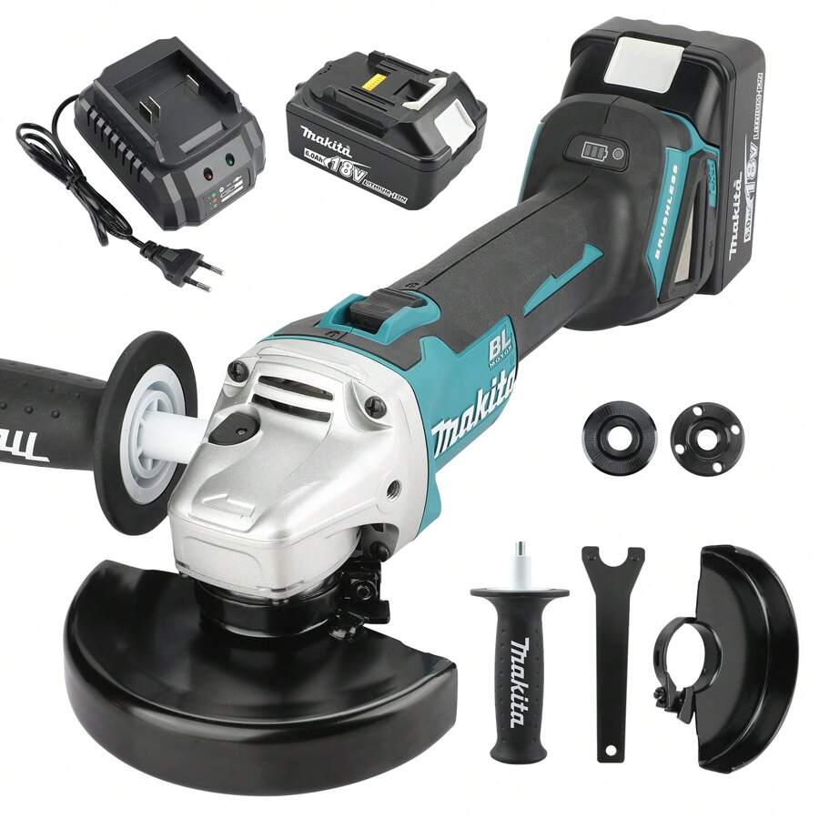 Makita Makita DGA504 18V 125mm Brushless Lithium Electric Angle Grinder ...