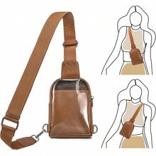 Bolso bandolera para mujer INICAT con pantalla táctil, bolso pequeño cruzado para teléfono celular, riñonera