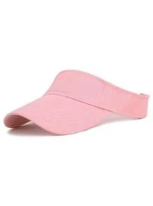 Summer Sun Hats Men Women Cotton Adjustable Visor UV Protection Top Empty Solid Sport Tennis Golf Running Sunscreen Baseball Cap