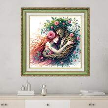 钻石画套装成人 DIY 钻石艺术套装初学者全钻圆形钻石圆点画宝石艺术套装家居墙面装饰礼物