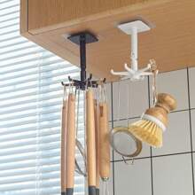 Rotating 360° Hook - Kitchen Clothes Hanger, Bathroom 6 Hooks - Random Color - View 1