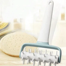 1 件装 披萨打孔器 披萨针 饼干面包针 滚筒刺针 打孔器 烘焙工具