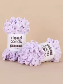 1 Roll 100g Light Purple Ice Cream Circle Pattern Multi-Function Tape