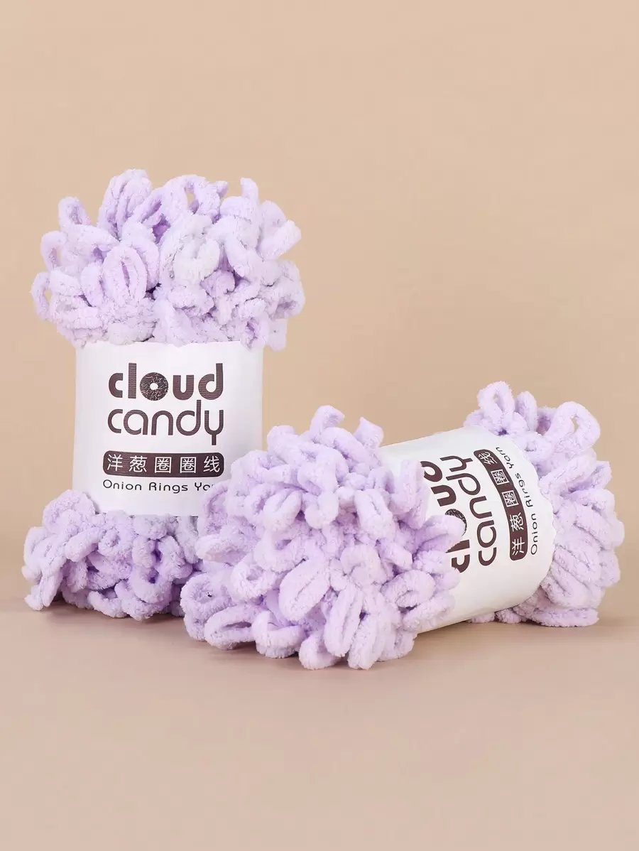 1 Roll 100g Light Purple Ice Cream Circle Pattern Multi-Function Tape