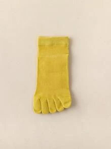 1/3 双春夏女士袜子。透气分趾袜，糖果色女士分趾袜，秋季 - 彩色 - 查看 14