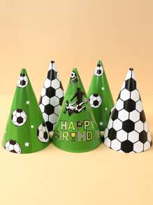 6 pezzi Cappellini di carta a tema calcio per festa di compleanno, cappellini fai-da-te mini per festa, decorazioni per festa di compleanno a tema calcio, decorazioni doccia bebè, cappellini per festa, decorazioni per festa di compleanno, regali per festa di compleanno, bomboniere per festa, cappellini da festa, artigianato per il tempo libero