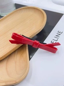 1 Stück / 6 Stück Damen Haarclip aus Acetat mit Schleife, minimalistisches Modeaccessoire für Frühling, geeignet für täglichen und lässigen Gebrauch oder als Geschenk für Freundinnen, Freunde und Familie, Valentinstags Geschenk