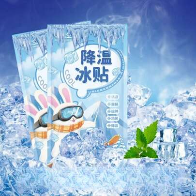 20 piezas de pegatinas frías para refrescarse en verano, pegatinas antipiréticas para estudiantes durante el verano, viajes, pequeños regalos para fiestas, reuniones festivas, actividades de juegos, bolsas de agua caliente/fría, pegatinas refrescantes para clases, pegatinas de hielo para refrigeración de teléfonos móviles. (Se envían modelos nuevos y antiguos al azar.) Refrescamiento de verano, playa, viajes
