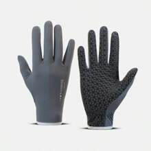 1 Pair Unisex Thin Cycling Gloves, Touchscreen Friendly, Non-Slip Palm, UV Protection, Suitable For Outdoor Sports Riding Driving In Spring, Summer, Autumn