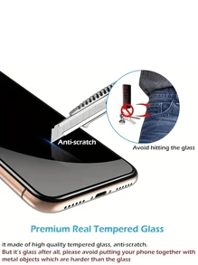 兼容 Redmi/Mi 3 包 Redmi 隐私保护系列玻璃屏幕保护膜，防刮擦，防指纹，9H 硬度，光泽，全覆盖，适用于 Note 13/13C/13Pro、Note 12、Note 11、Note 14、15 适合生日/复活节/总统日/家人/朋友/男女通用的生日、家人、朋友礼物钢化玻璃、防窥视、手机屏幕保护膜、手机配件 - 黑色 - 查看 5