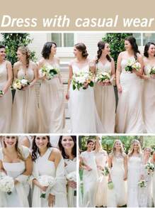 Chiffon Schals, Tücher und Umhänge für Braut, Hochzeitsfeier, Abendkleider und besondere Anlässe