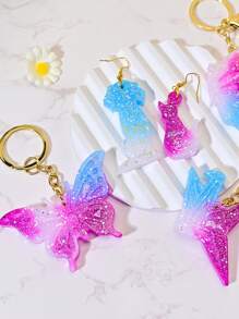 Resin Epoxy Molds For DIY Crafts - Crystal Teardrop, Origami Crane, Butterfly Pendant Jewelry Making Silicone Molds - White - View 1