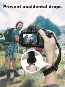 Dragonne de poignet pour appareil photo pour photographes, sangle de main à dégagement rapide compatible avec les appareils photo reflex numériques ou hybrides