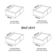 1pc Ruffled Ultra-Soft Microfiber Bed Skirt, Adjustable Elastic Wrap Around Bedskirt, Super Soft, Cozy, Breathable, Wrinkle-Resistant, Suitable For All Seasons, Ideal Gift For Comfortable And Cozy Bedroom, Hotel, Dormitory