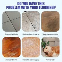 30 片装多用途瓷砖和地板清洁片，强力清洁和去除污渍，适合家庭使用