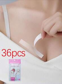 72pcs Waterproof Double-Sided Adhesive Tapes, Invisible Transparent Non-Slip Fixation Stickers, Versatile Double-Sided Tape For Clothes And Body, Prevent Wardrobe Malfunction, Suitable For All Fabrics And Skin Types, Gift For Family, Friends And Coworkers, Essential For Women's Dresses, Off-Shoulder Tops, Plunging Necklines Back To School Summer Cooling,Beach,Travel