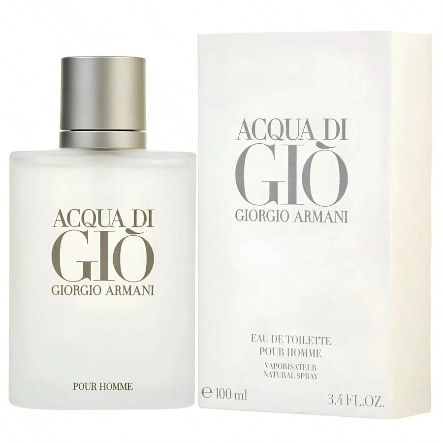 Acqua Di Gio De Giorgio Armani Perfume en Spray EDT 3.4oz/100mL para Hombres - Afrutado y cítrico - Ver 1