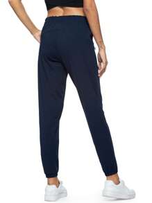 SANOPY Women's Pants,Scrub Pants For Women,Pants For Women,Women Trouser Pants,Women's Drawstring At Waist Jogging Pants,Jogger Pants - 藏蓝色 - 查看 4