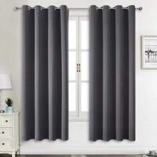 1pc/2pcs Blackout Curtains, Bedroom Darkening Curtains, Multiple Sizes Available/Premium Fabric Triple-Woven Solid Thermal Insulated Curtains/Extra Wide Curtain Panels/Top Grommet Curtain, Decorative Window Curtains/Home Curtains/For Bedroom And Living Room Darkening Curtains/Bedroom Curtains/Living Room Curtains/Dining Room Curtains/Kitchen Curtains/Cabinet Curtains,Fall Decor,Autumn Decor,Room Decor