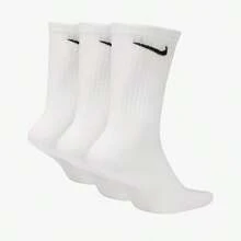 Nike 3 Pairs Of Everyday Lightweight Crew Socks For Men And Women, Style SX7676-100 - White - View 3