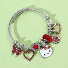 Sanrio A Cartoon Cartoon Cute Bracelet Alloy Bead Pendant Is A Good Gift For Students And Friends During The Holiday