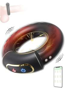 Vibrating Cock Ring, 9 Vibrations With Heating Penis Ring Vibrator Sex Toys For Men, Adult Toys Vibrating Penis Ring Male Sex Toys, Cock Ring Vibrator Couples Sex Toys, Adult Sex Toys & Games