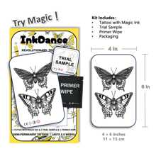 1 Kit Revolutionary Technology Tattoos, Semi-Permanent Tattoos, Temporary Tattoos, Fake Tattoos, Water-Resistant, Authentic Tattoo Look, Plant-Based Tattoo, Durable, Realistic, Butterfly, Butterflies, D026