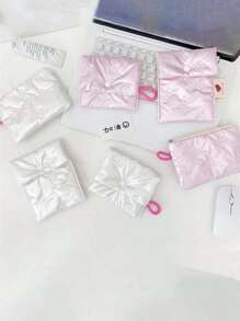 Fashionable Portable Cosmetic Bag Multifunctional Storage Bag Earphones Storage Bag Perfect For Daily Use Of Lipstick Make-Up Tools Skincare Products Sanitary Napkins Coins And Small Items Suitable For Back To School Travel Essentials Holiday Essentials Holiday Travel Bag Travel Accessories - Multicolor - View 4