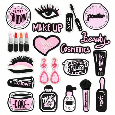 19pcs Shoe Decoration Set, Suitable For Clogs & Sandals, High-Quality Shoe Accessories, Great Gift For Teenagers, Men, Women And Adults