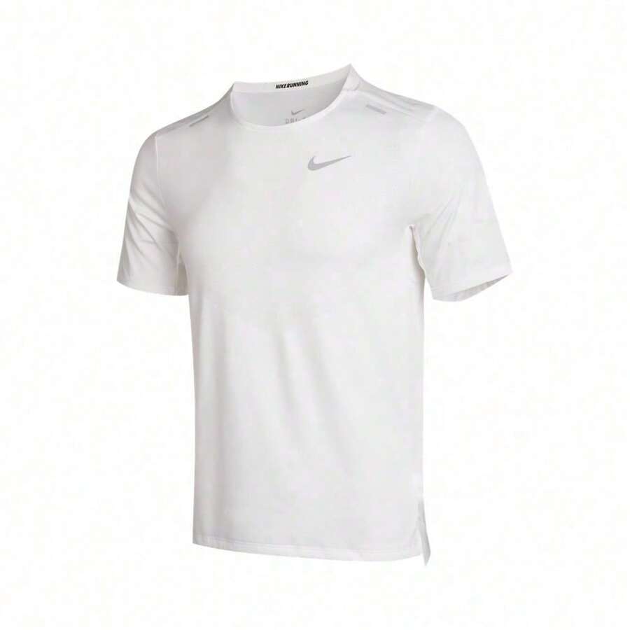 Nike 2024 Men's AS M NK DF RISE 365 SS Knitted Crew Neck Short Sleeve T-Shirt TCZ9185-100 - White - View 1