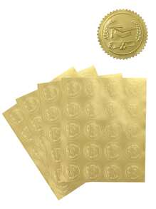 100Pcs Graduation Cap Design Embossed Stickers,Golden Self-Adhesive Congrats Grad Seals,Class Of 2025 Congrats Grad Decor,Gold Foil Graduation Labels,For Envelopes&Party Gift,Graduation Stickers,Graduation Party Supplies,Party Favor