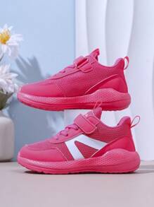 1 par de zapatillas deportivas de malla transpirable para niños, para primavera/verano/otoño, zapatillas deportivas de estudiante, adecuadas para niños y niñas