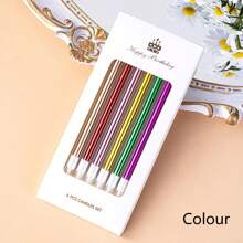 6/8pcs Numeric Birthday Candles, Baking Birthday Number Candles For Cake, Party, Romantic Atmosphere Gifts Graduation - Multicolor - View 12