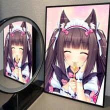 1pc Vanilla Anime Canvas Painting Cafe Bar Room Wall Decor Unframed