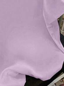 Girls' Cartoon Cat & Heart Print Round Neck T-Shirt, Casual Soft Top For Summer - Purple - View 5